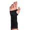 Ergodyne Wrist Sleeve Wrap, Nylon, Spandex, Elastane, Double Strap, Black, Size S 685 - alternate 2